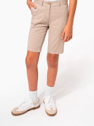 Bermuda chino fille