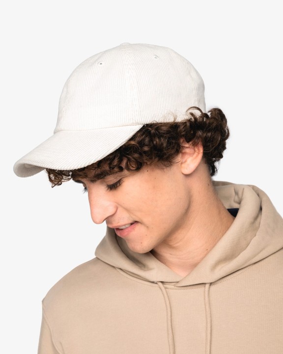 Casquette personnalisable NATIVE SPIRIT Casquette écoresponsable en velours côtelé 6 panneaux unisexe