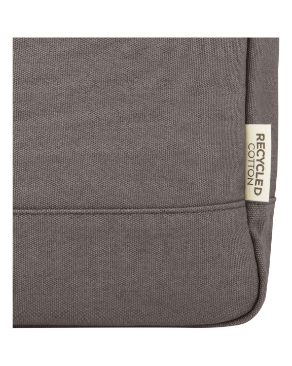 4DO Joey 15" GRS Rolltop Laptoprucksack aus recyceltem Canvas 15 L Tasche personalisierbar