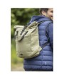4DO Joey 15" GRS Rolltop Laptoprucksack aus recyceltem Canvas 15 L Tasche personalisierbar