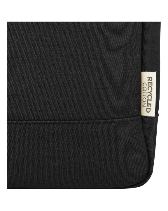 4DO Joey 15" GRS Rolltop Laptoprucksack aus recyceltem Canvas 15 L Tasche personalisierbar