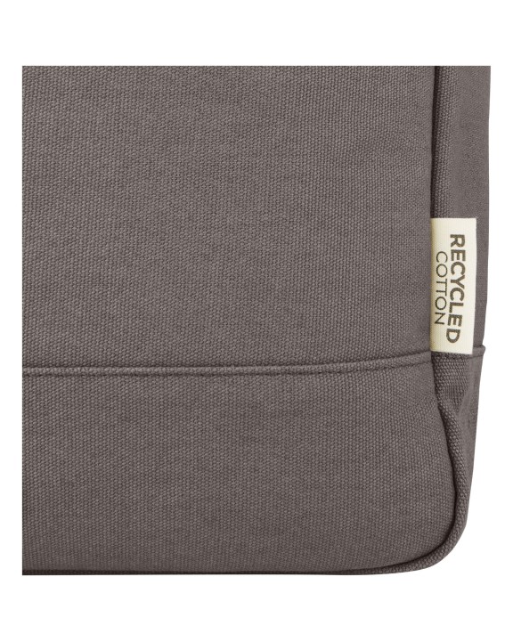 4DO Joey 15" GRS Rolltop Laptoprucksack aus recyceltem Canvas 15 L Tasche personalisierbar
