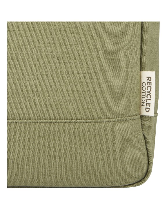 4DO Joey 15" GRS Rolltop Laptoprucksack aus recyceltem Canvas 15 L Tasche personalisierbar