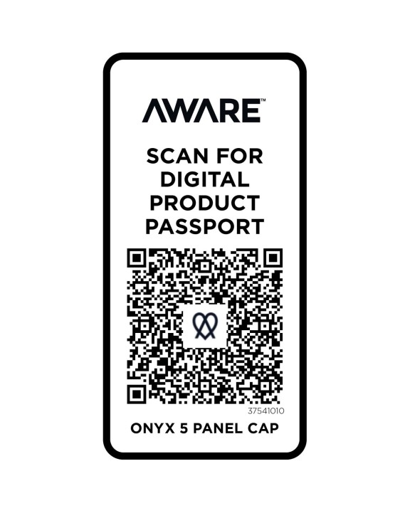 ELEVATE Onyx 5 Segmenten Aware™ recycelte Kappe Kappe personalisierbar
