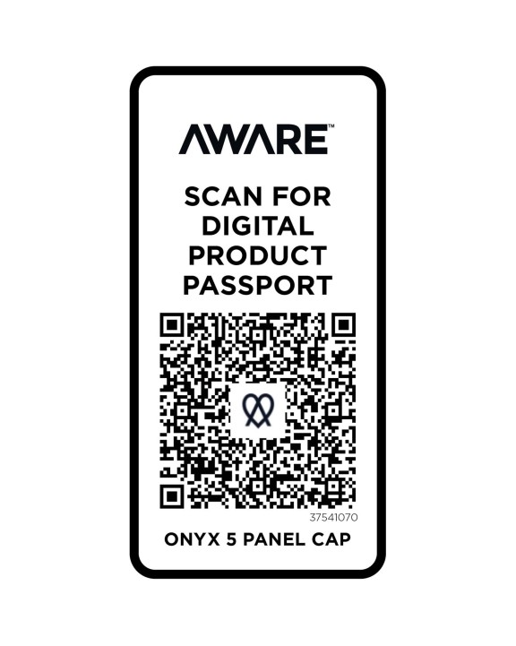 ELEVATE Onyx 5 Segmenten Aware™ recycelte Kappe Kappe personalisierbar