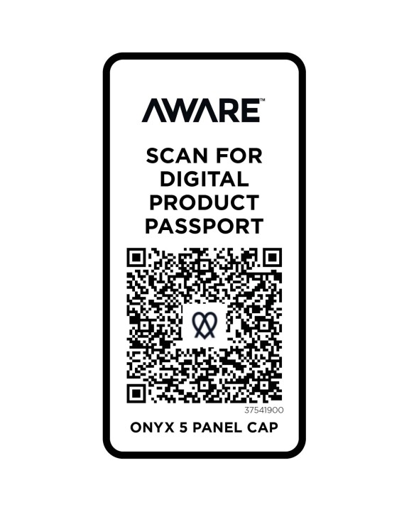 ELEVATE Onyx 5 Segmenten Aware™ recycelte Kappe Kappe personalisierbar