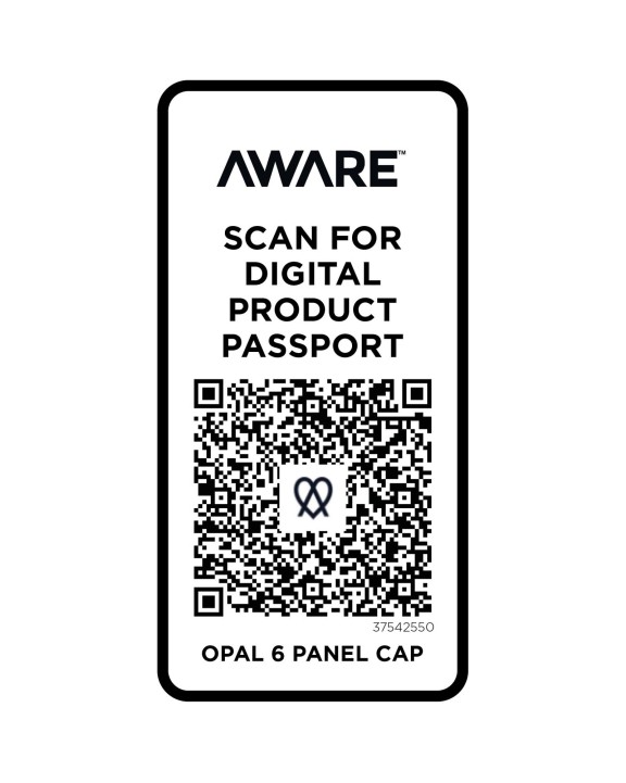 ELEVATE Opal 6 Segmenten Aware™ recycelte Kappe Kappe personalisierbar
