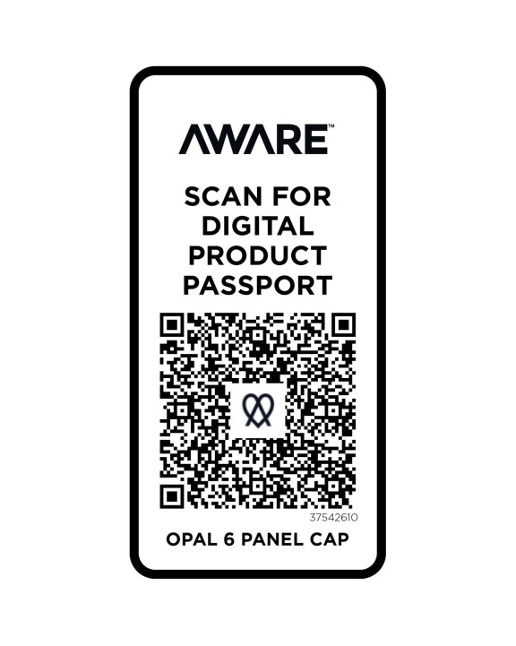 ELEVATE Opal 6 Segmenten Aware™ recycelte Kappe Kappe personalisierbar