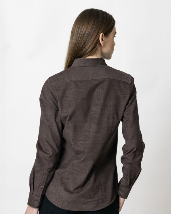 J. HARVEST & FROST Indigo Bow 134 Cord Shirt Contemporary Fit W Hemd personalisierbar