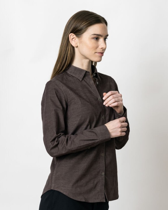 J. HARVEST & FROST Indigo Bow 134 Cord Shirt Contemporary Fit W Hemd personalisierbar