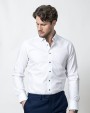 Hemd J. HARVEST & FROST Yellow Bow 56 Regular voor bedrukking &amp; borduring