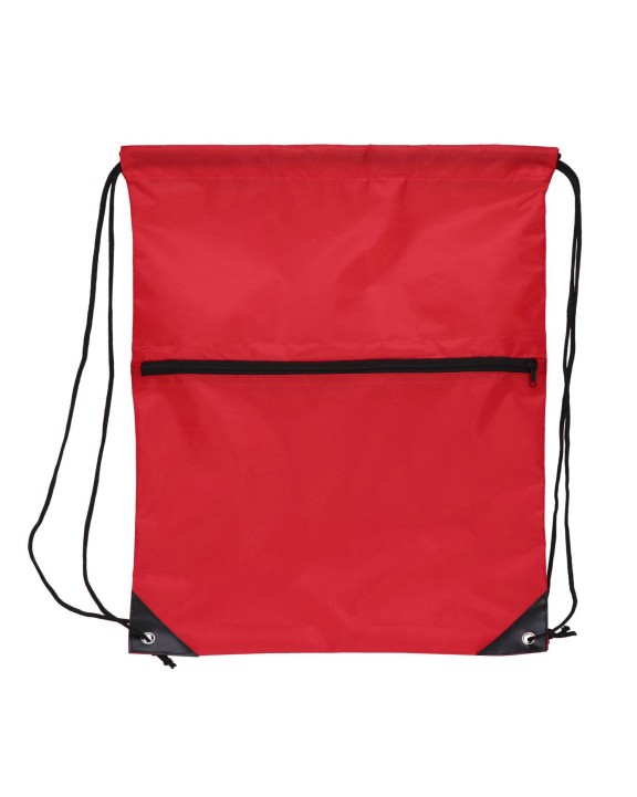 Sac & bagagerie personnalisable 4DO Sac à cordon 210T R-PET avec fermeture éclair