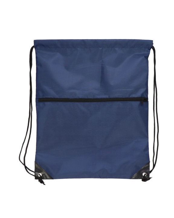 Sac & bagagerie personnalisable 4DO Sac à cordon 210T R-PET avec fermeture éclair