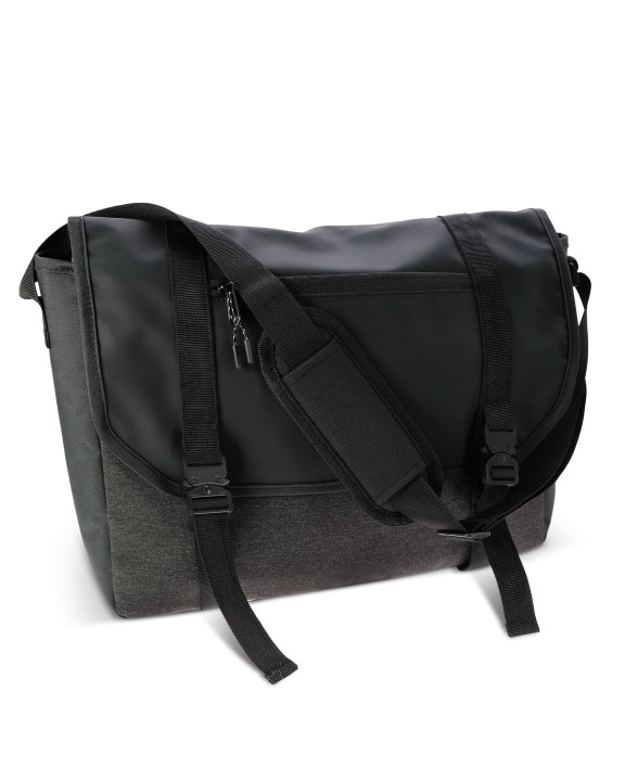 4DO Laptop-Messenger-Tasche Liam RPET 12L Tasche personalisierbar