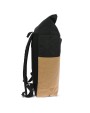 4DO Rolltop-Rucksack Kork & R-PET 18L Tasche personalisierbar