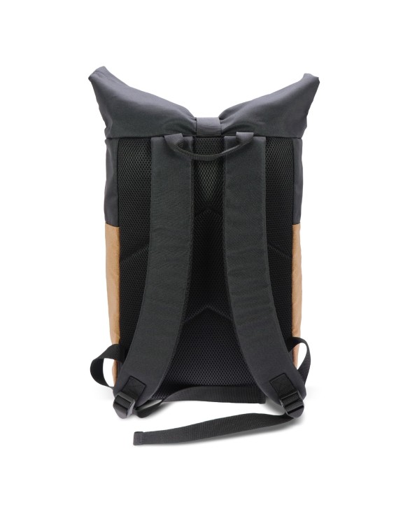4DO Rolltop-Rucksack Kork & R-PET 18L Tasche personalisierbar