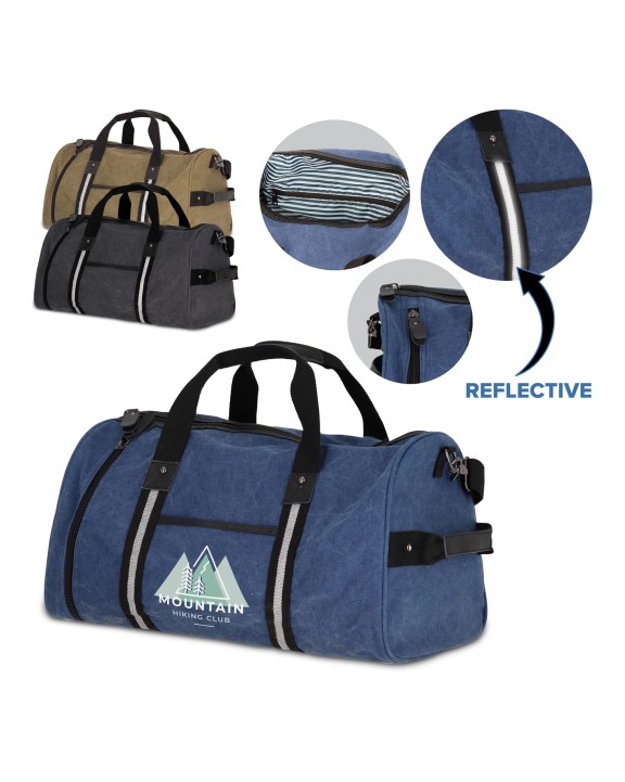 Sac & bagagerie personnalisable 4DO Sac de sport en toile de coton recyclée Harper