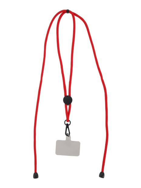 Sacs & Bagagerie à personnaliser 4DO Cordon téléphonique réglable rouge