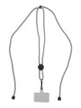 Sacs & Bagagerie à personnaliser 4DO Cordon téléphonique réglable gris clair