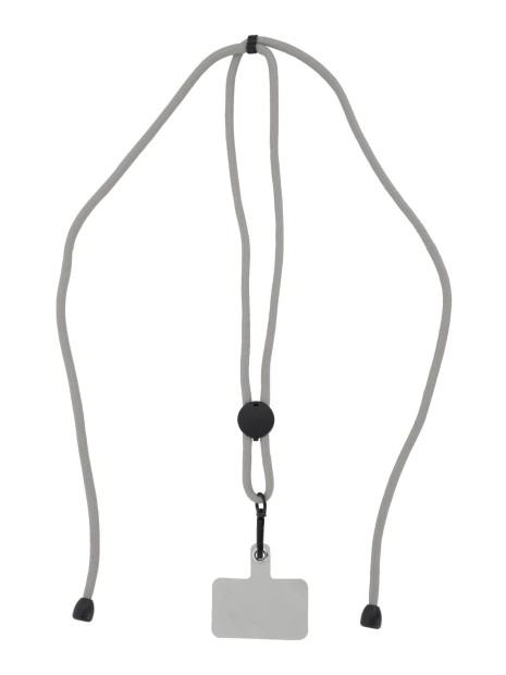 Sacs & Bagagerie à personnaliser 4DO Cordon téléphonique réglable gris clair