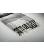 4DO Karierte Mohair-Decke Plaid personalisierbar
