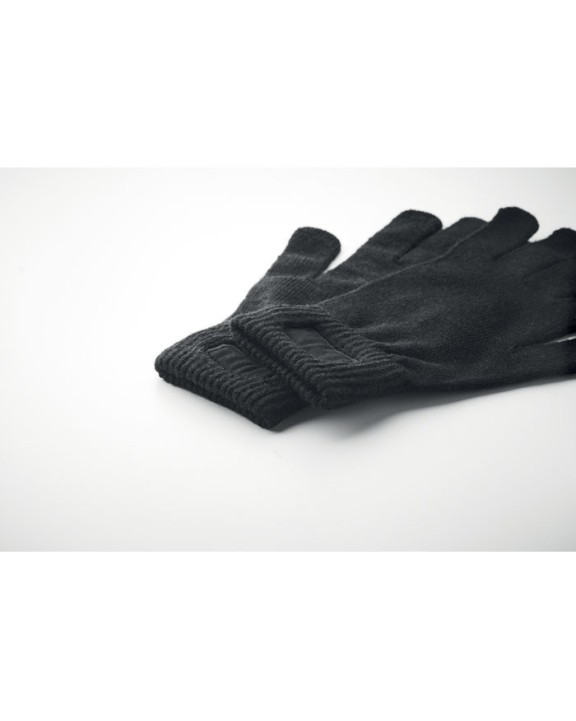 Muts, Sjaal & Wanten 4DO Gebreide handschoenen van RPET voor bedrukking &amp; borduring