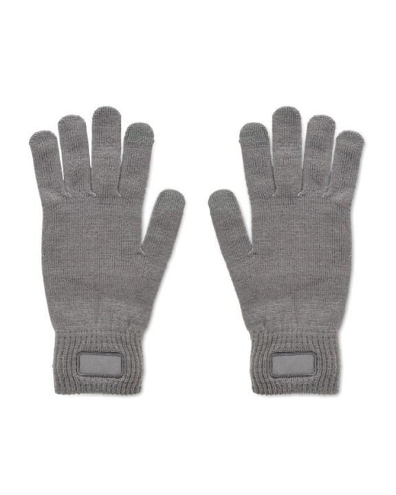 Muts, Sjaal & Wanten 4DO Gebreide handschoenen van RPET voor bedrukking &amp; borduring