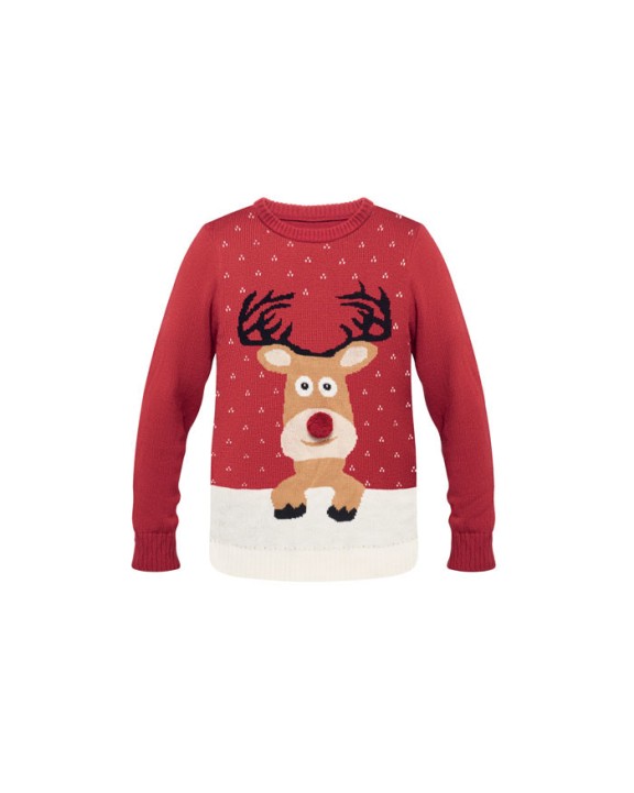 4DO Weihnachtspullover S/M Accessoire personalisierbar