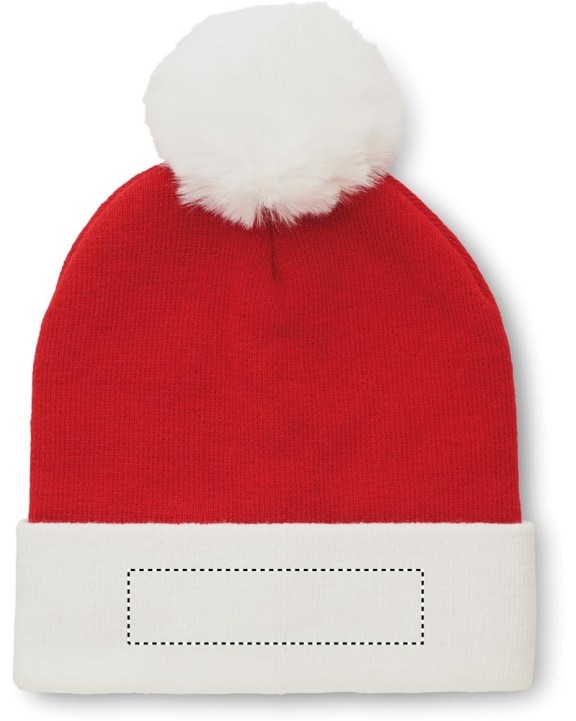 4DO Weihnachtliche Strickmütze Accessoire personalisierbar