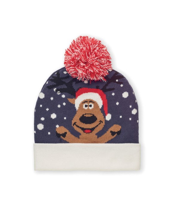 4DO Weihnachtliche Strickmütze Accessoire personalisierbar
