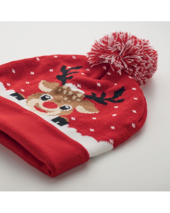 4DO Weihnachtliche Strickmütze Accessoire personalisierbar