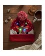 4DO Weihnachtliche Strickmütze LED Accessoire personalisierbar