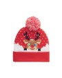 4DO Weihnachtliche Strickmütze LED Accessoire personalisierbar