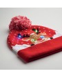 4DO Weihnachtliche Strickmütze LED Accessoire personalisierbar
