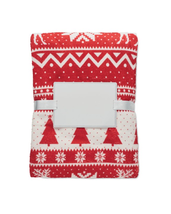 Plaid personnalisable 4DO Couverture en RPET 190 gr/m².