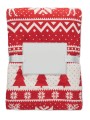 Plaids à personnaliser 4DO Couverture en RPET 190 gr/m². rouge