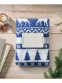 Plaids à personnaliser 4DO Couverture en RPET 190 gr/m². bleu