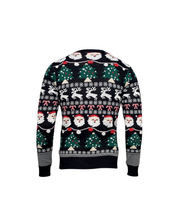 4DO Weihnachts-LED-Pullover S/M Accessoire personalisierbar