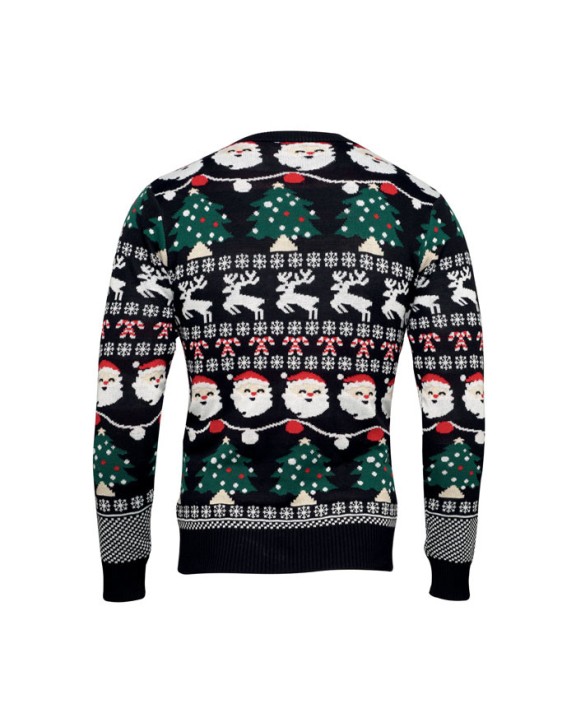 4DO Weihnachts-LED-Pullover L/XL Accessoire personalisierbar