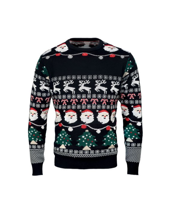 4DO Weihnachts-LED-Pullover L/XL Accessoire personalisierbar