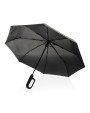 4DO Yara 21“ AWARE™ rPET Regenschirm mit Karabiner Regenschirm personalisierbar