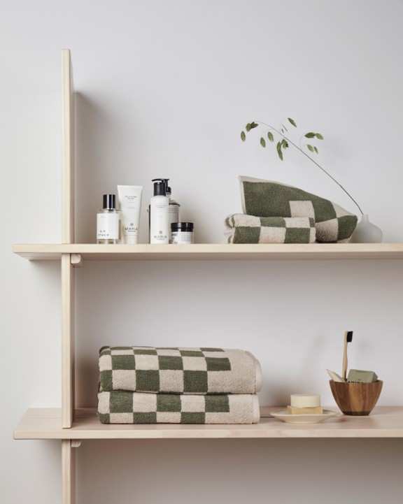 Produit éponge personnalisable VINGA Vinga Elba Lot de 4 Serviettes en coton biologique OCS
