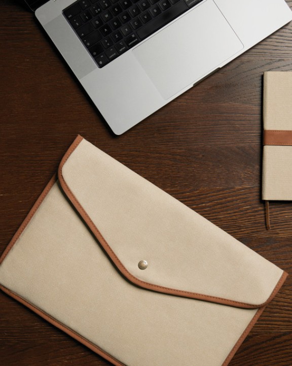 VINGA VINGA Bosler 16" Laptop-Tasche aus GRS recyceltem Canvas Tasche personalisierbar