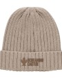 Bonnets, Écharpes & Gants à personnaliser 4DO Bonnet à double côte et revers AWARE™ Polylana® Kennedi desert
