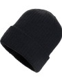 Bonnets, Écharpes & Gants à personnaliser 4DO Bonnet avec revers AWARE™ Polylana® Pryor noir