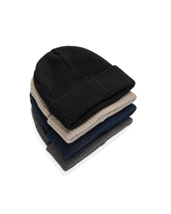 Bonnet, Écharpe & Gant personnalisable 4DO Bonnet avec revers AWARE™ Polylana® Pryor