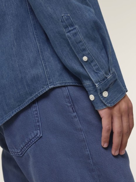 Chemises à personnaliser STANLEY/STELLA Stanley Denim Shirt Mid Wash