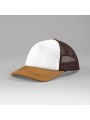 BEECHFIELD Casquette trucker 5 panneaux multicolor chocolate/dark amber personnalisable