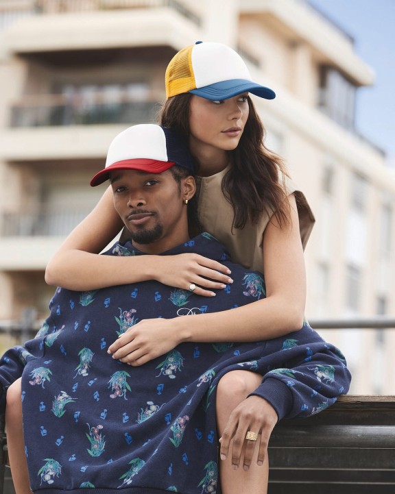 BEECHFIELD Mehrfarbiger Trucker Cap 5 Panels Kappe personalisierbar