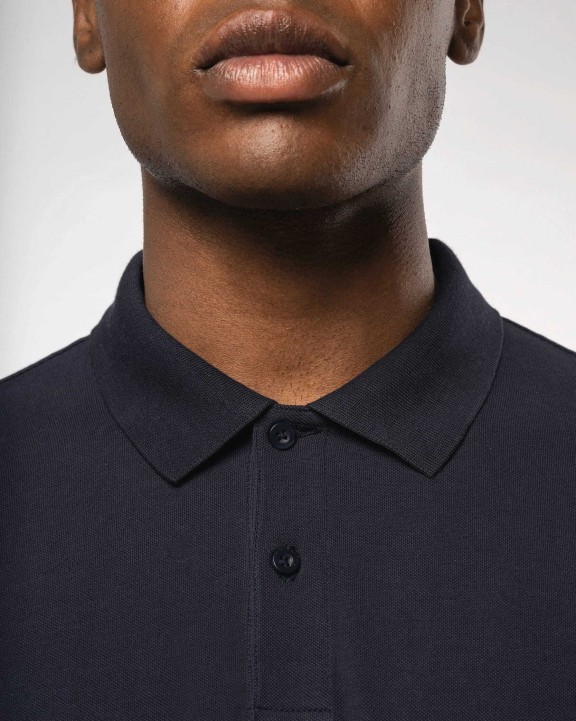 KARIBAN Herren Piqué-Polohemd lange Ärmel Bio-180 Poloshirt personalisierbar